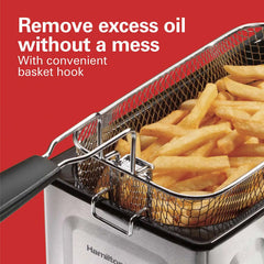 Deep Fryer, 3 Liter/12 Cup Oil Capacity, 8 Cup Food Capacity