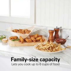 Deep Fryer, 1.9 Liter/8 Cup Oil Capacity, 6 Cup Food Capacity