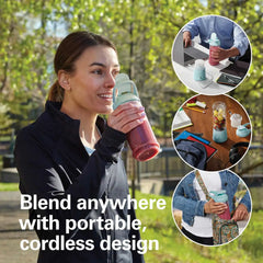Blend Now™ Portable Cordless Blender, Aqua