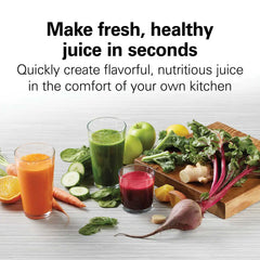 HealthSmart® Compact Juice Extractor, White