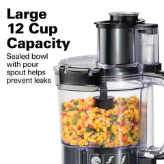 Hamilton Beach® Stack & Snap™ 12-Cup Food Processor, R70727
