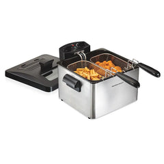 Deep Fryer, 4.5 Liters/19 Cup Oil Capacity Professional-Style with 2 Baskets