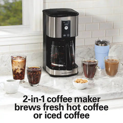 12 Cup Programmable Hot & Iced Coffee Maker