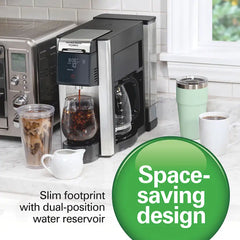 FlexBrew® Advanced 5-in-1 Coffee Maker, Removable Dual-Position, Black & Stainless