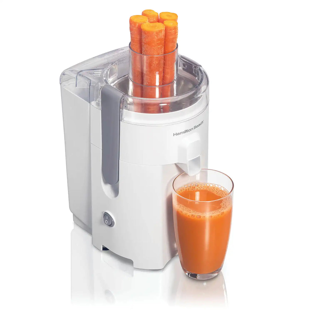 HealthSmart® Compact Juice Extractor, White